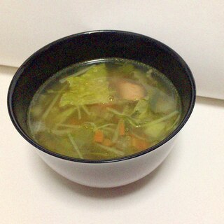 セロリのコンソメ野菜スープ